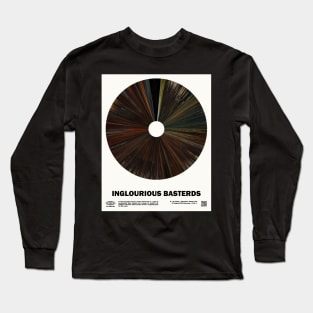 minimal_Inglourious Basterds Warp Barcode Movie Long Sleeve T-Shirt